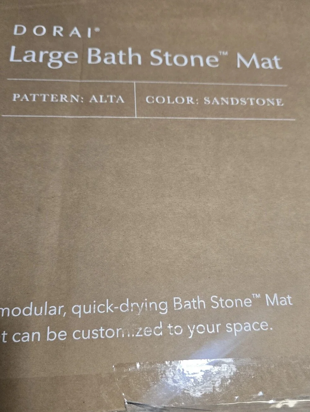 Dorai XL Home Stone Bath Mat - Premium Diatomaceous Earth Bath Floor Mats
